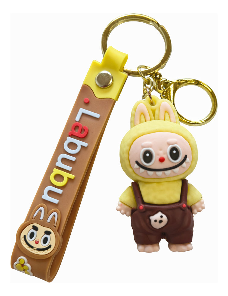 Labubu Rubberized 3D Keychain 7cm X 4cm Kwai