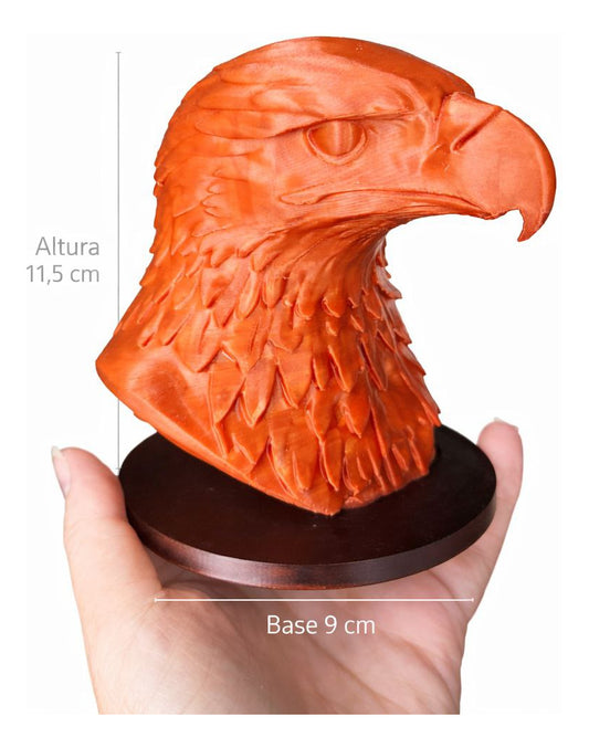 Escultura Águia Decorativa Mesa Impressão 3d Pla Premium