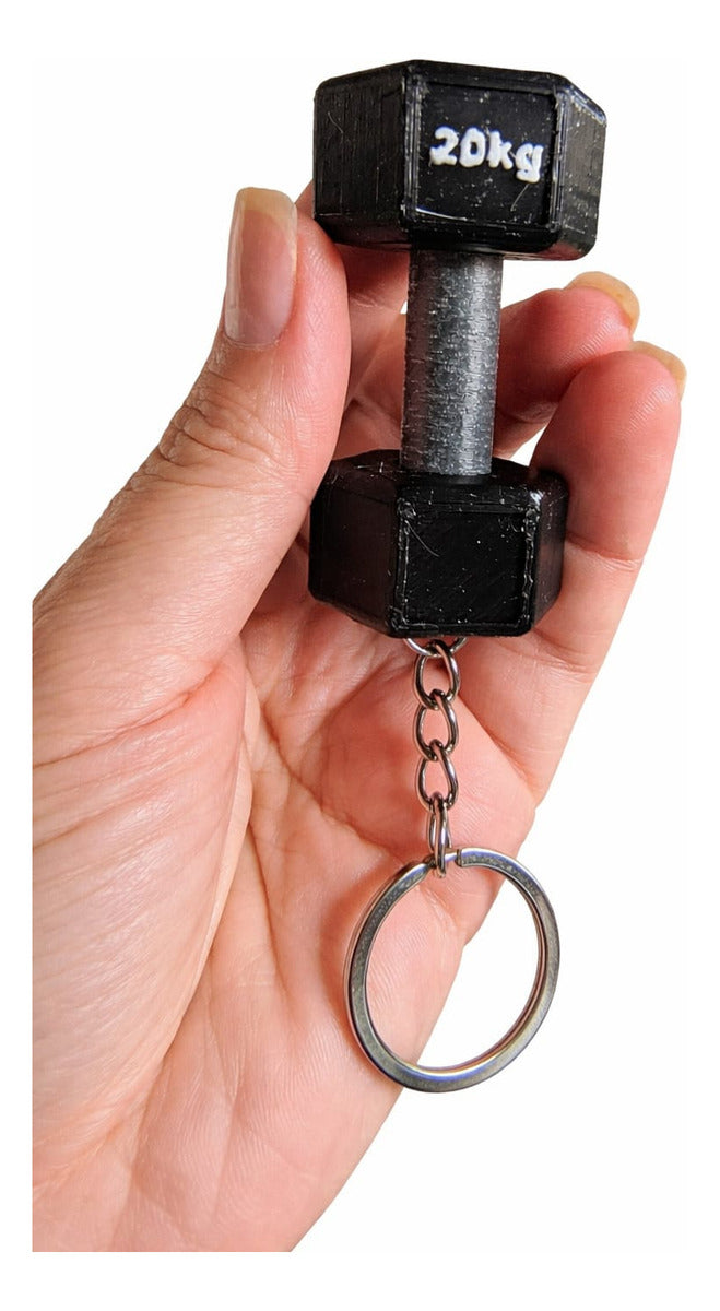 Keychain Dumbbells Sports Gym - 5 Piece Colorful Kit