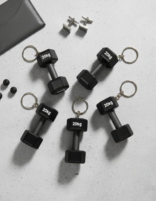 Dumbbell Sports Gym Keychain - 1 Unit