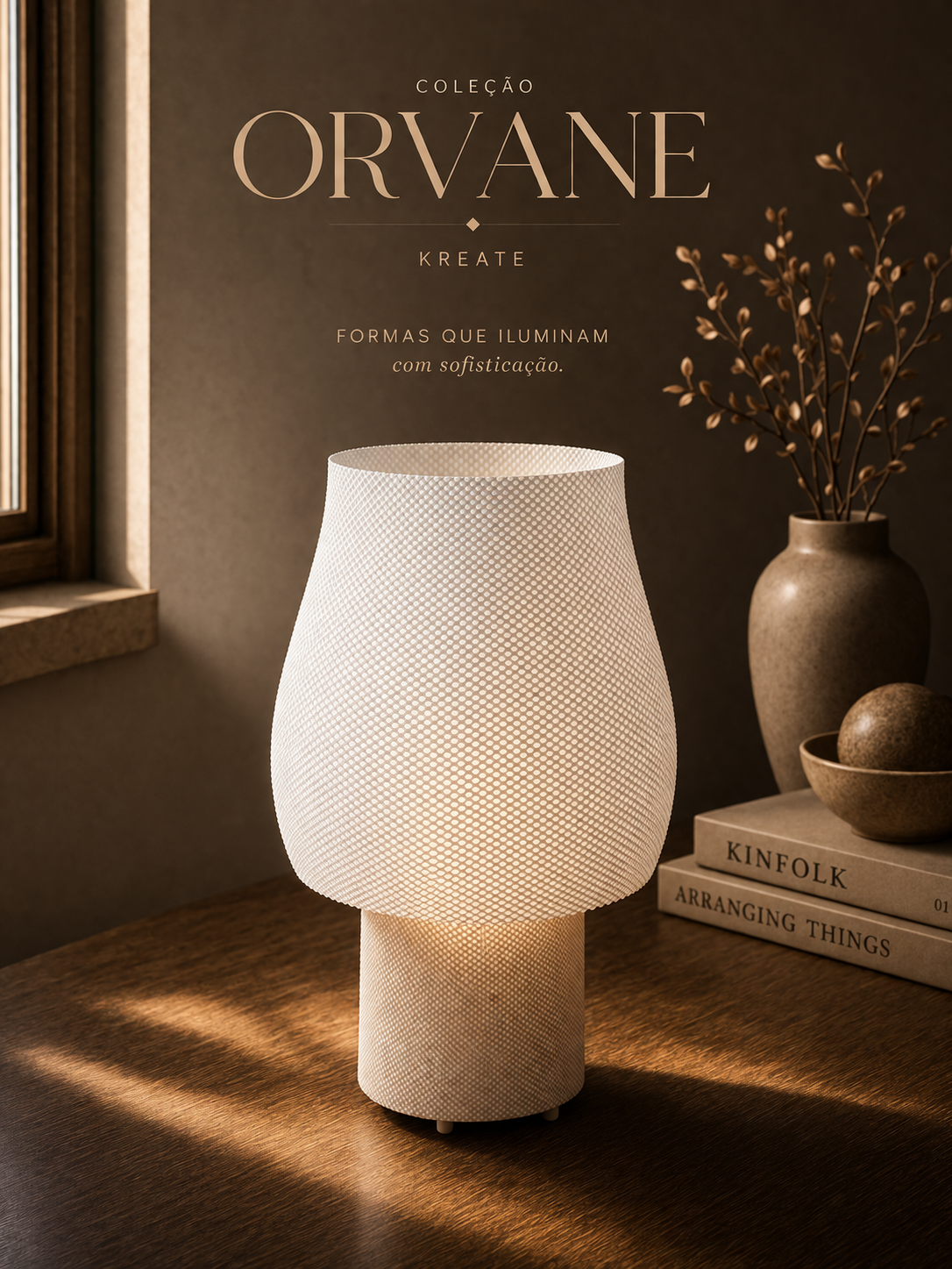 Luminárias Abajur 28 Cm Grande Cores Linha Premium Branco 127/220v