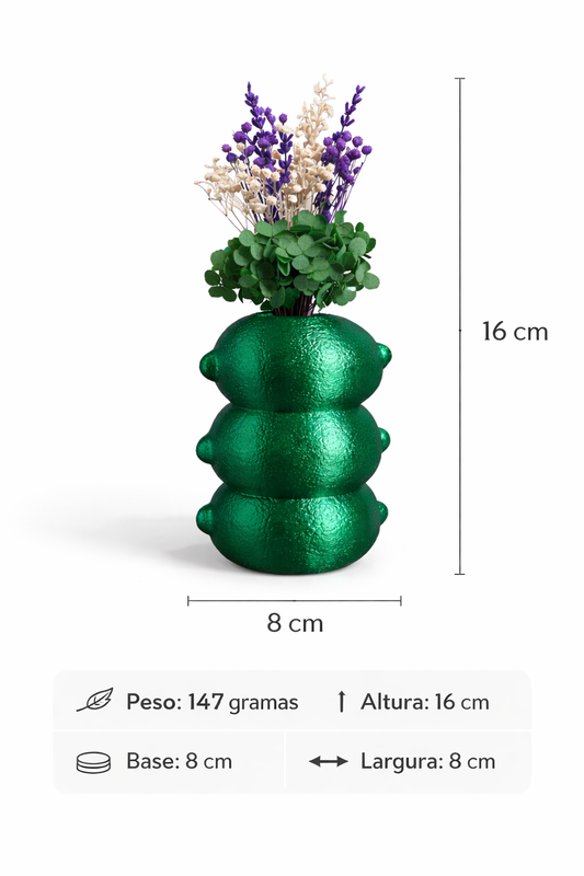 🍋✨ Vaso Decorativo Limão Taiti – Linha Frutas Florais | Kreate3D