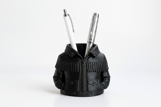 Pen And Desk Organizer Country Jacket Design Black