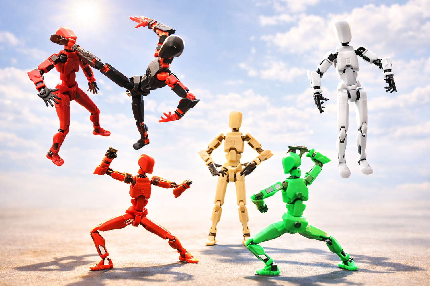 Bonecos Articulados / Dummy e Brinquedos 3D