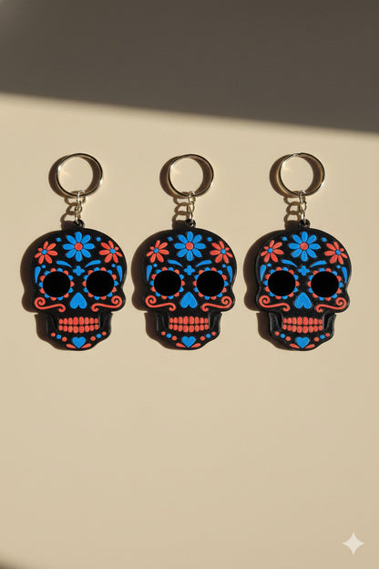 Mexican Skull Keychain - Kit 5 Units