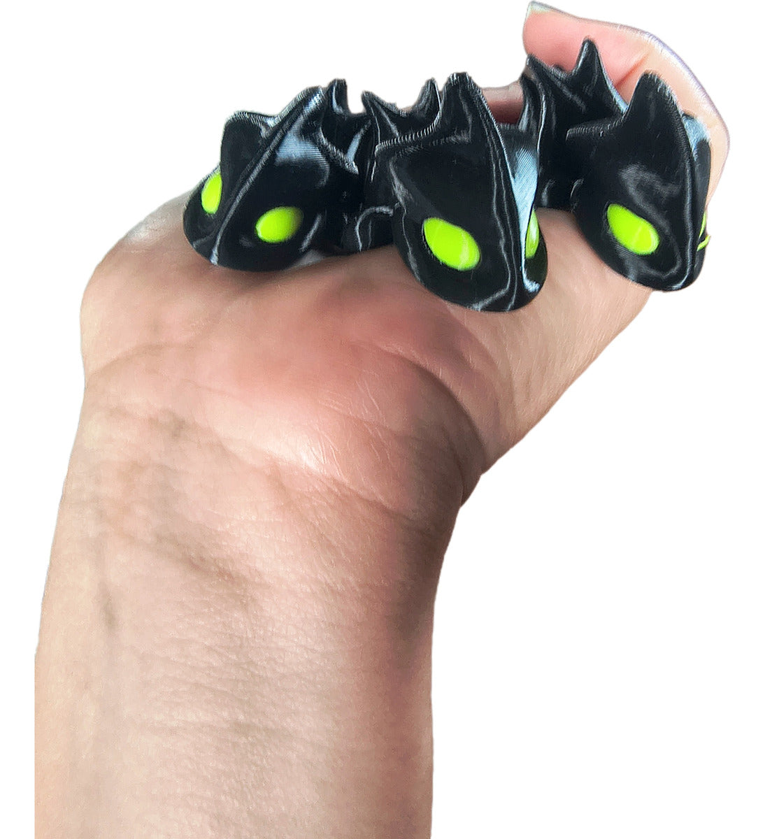 Toothless Dragon Keychain Kit - Articulated - 3 Units