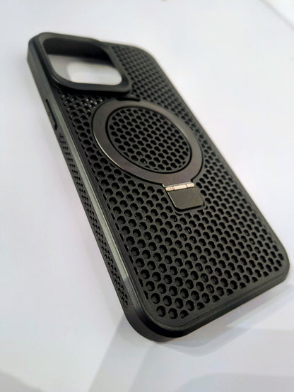 Capinha Compatível  iPhone 15 Pro Max Com Suporte Em Aro