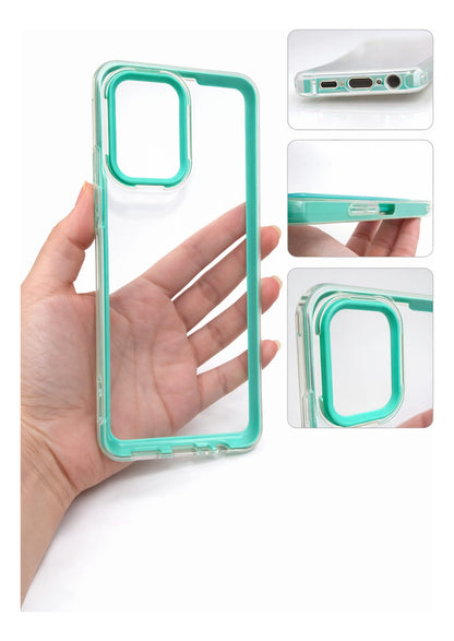 Realme C30 e C30s transparente e verde agua