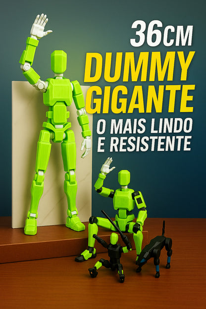 Boneco Dummy 13 Gigante Kit 3 Articulado 3d Figura De Açao