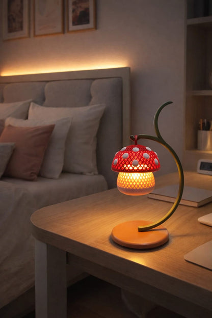 Handmade Mushroom LED Decorative Lamp with Bulb
