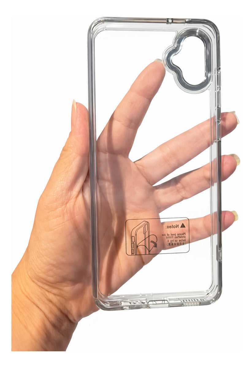 Capinha Case Galaxy A05 Transparente Cores Váriadas