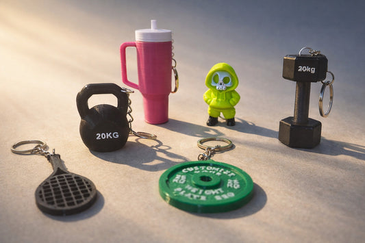 Kit  6 Chaveiros 3d Esportes Cores Variadas