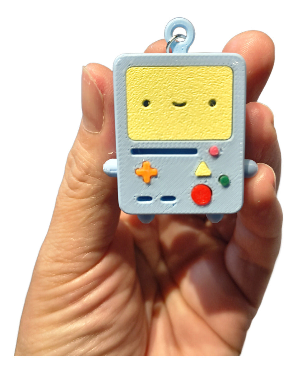 Bmo Adventure Time Keychain Multi-color 3d Print Premium
