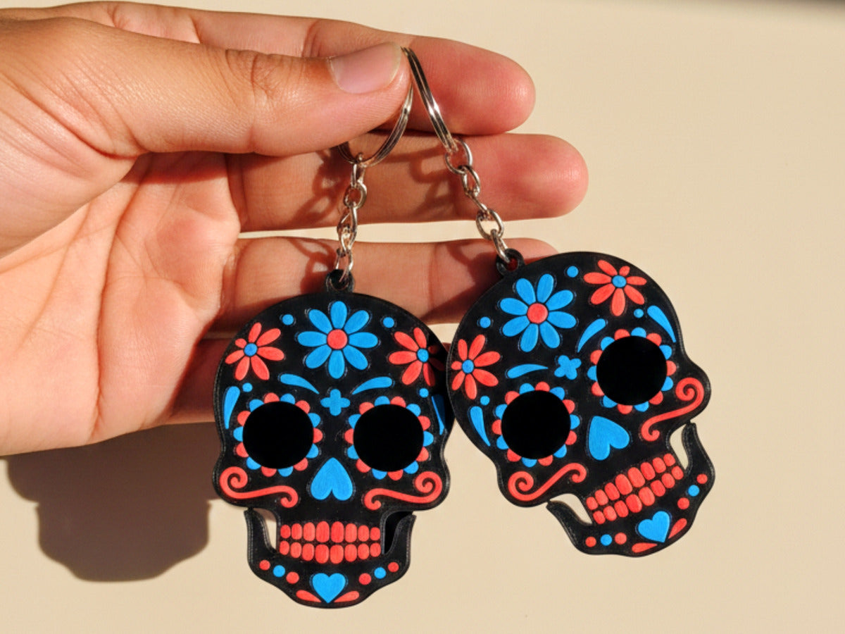 Mexican Skull Keychain - Kit 5 Units