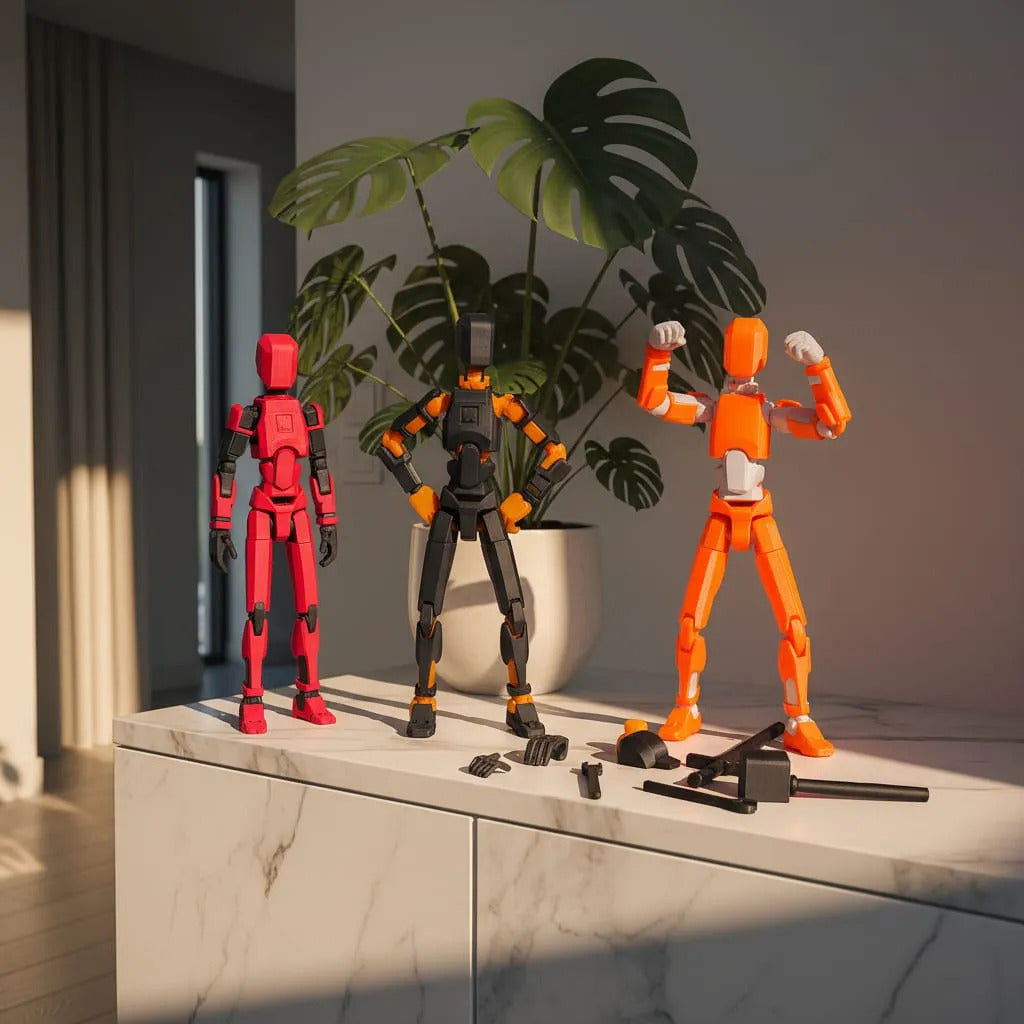Boneco Dummy 13 Gigante Kit 3 Articulado 3d Figura De Açao