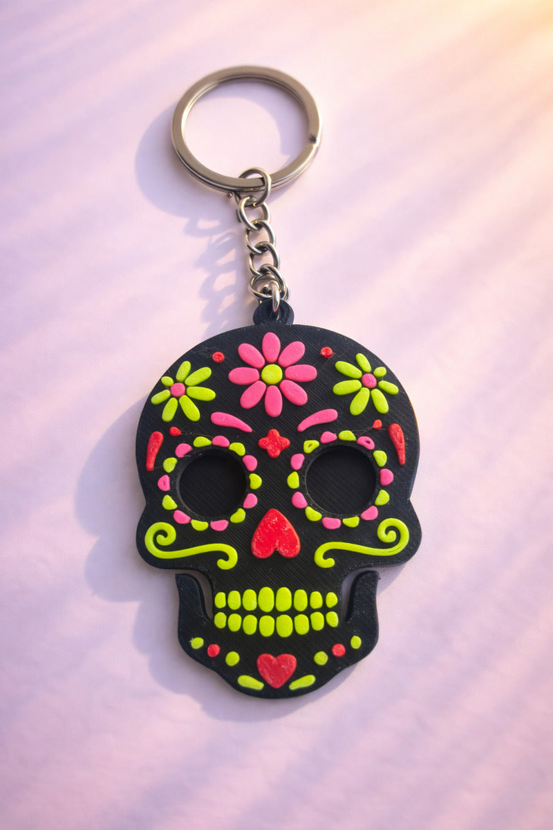 Mexican Skull Keychain - Kit 5 Units
