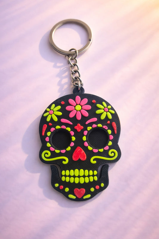 Chaveiro Caveira Mexicana - Kit 5 Unidades