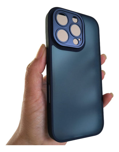 Capa Case  Fosca Azul Tpu Para iPhone 16 Pro Anti Impacto