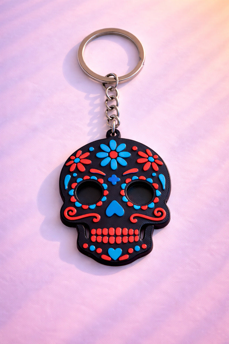 Mexican Skull Keychain - Kit 5 Units
