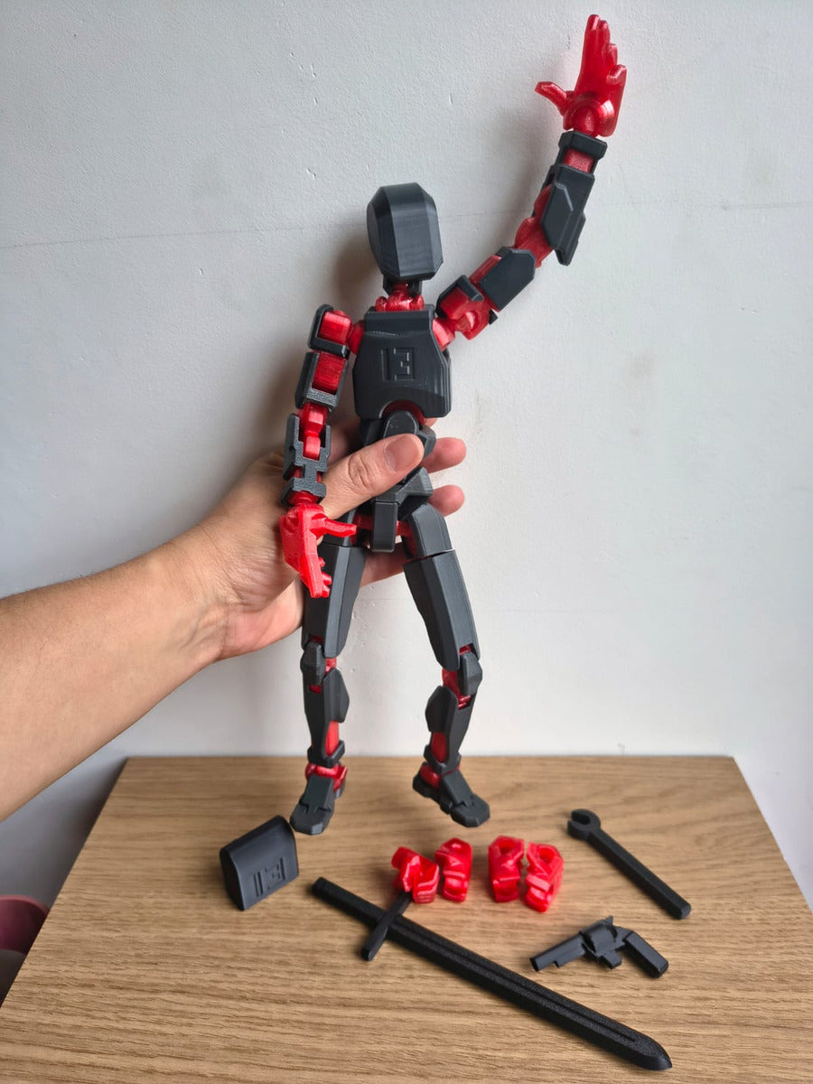Boneco Dummy 13 Gigante Kit 3 Articulado 3d Figura De Açao