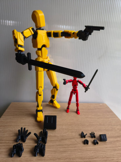 Boneco Dummy 13 Gigante Kit 3 Articulado 3d Figura De Açao