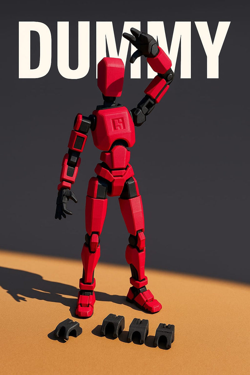 Boneco Dummy 13 Gigante Kit 3 Articulado 3d Figura De Açao