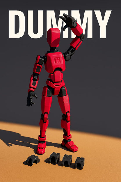 Boneco Dummy 13 Gigante Kit 3 Articulado 3d Figura De Açao