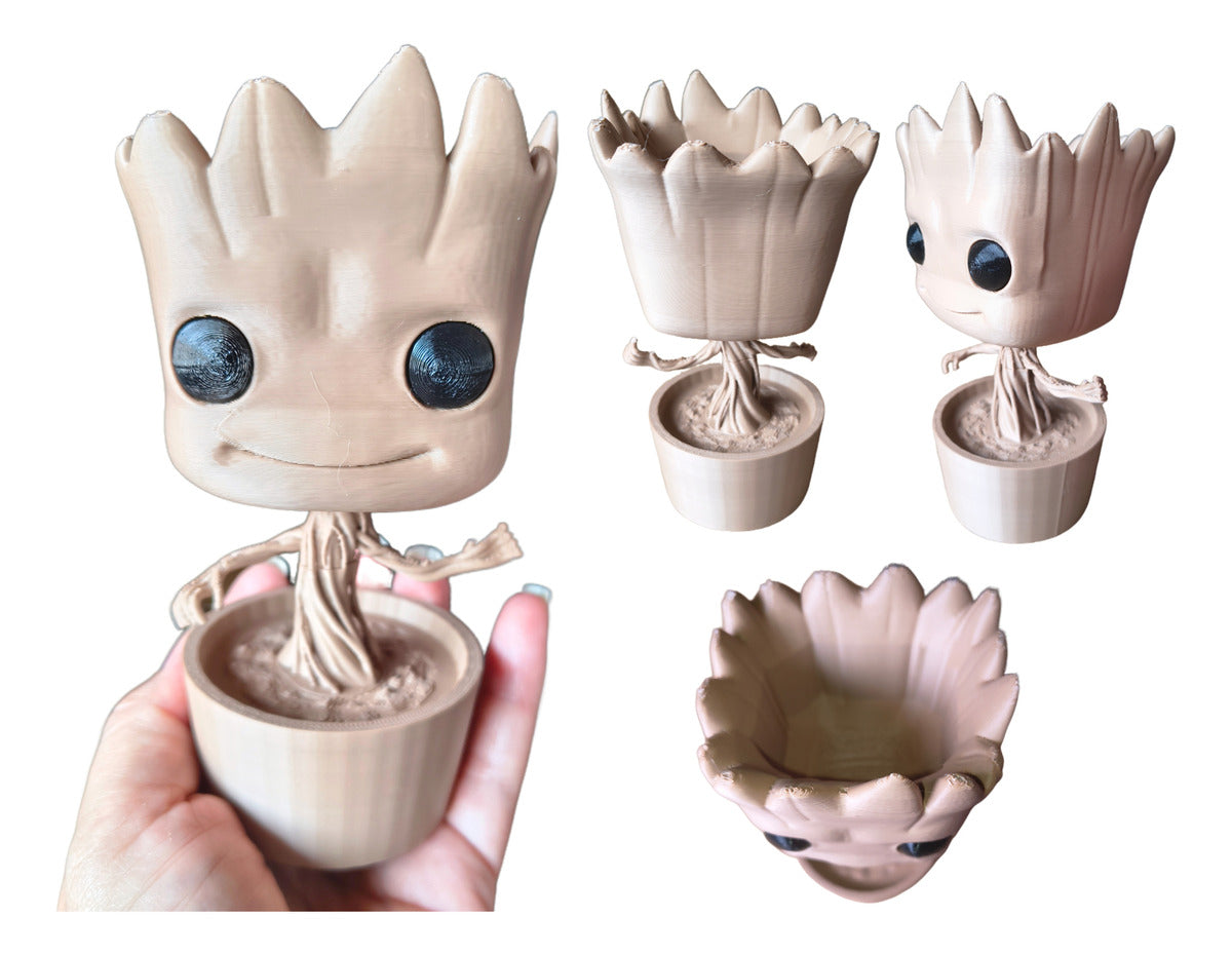 Vaso Bebê Groot Decorativo Para Plantas Pequenas