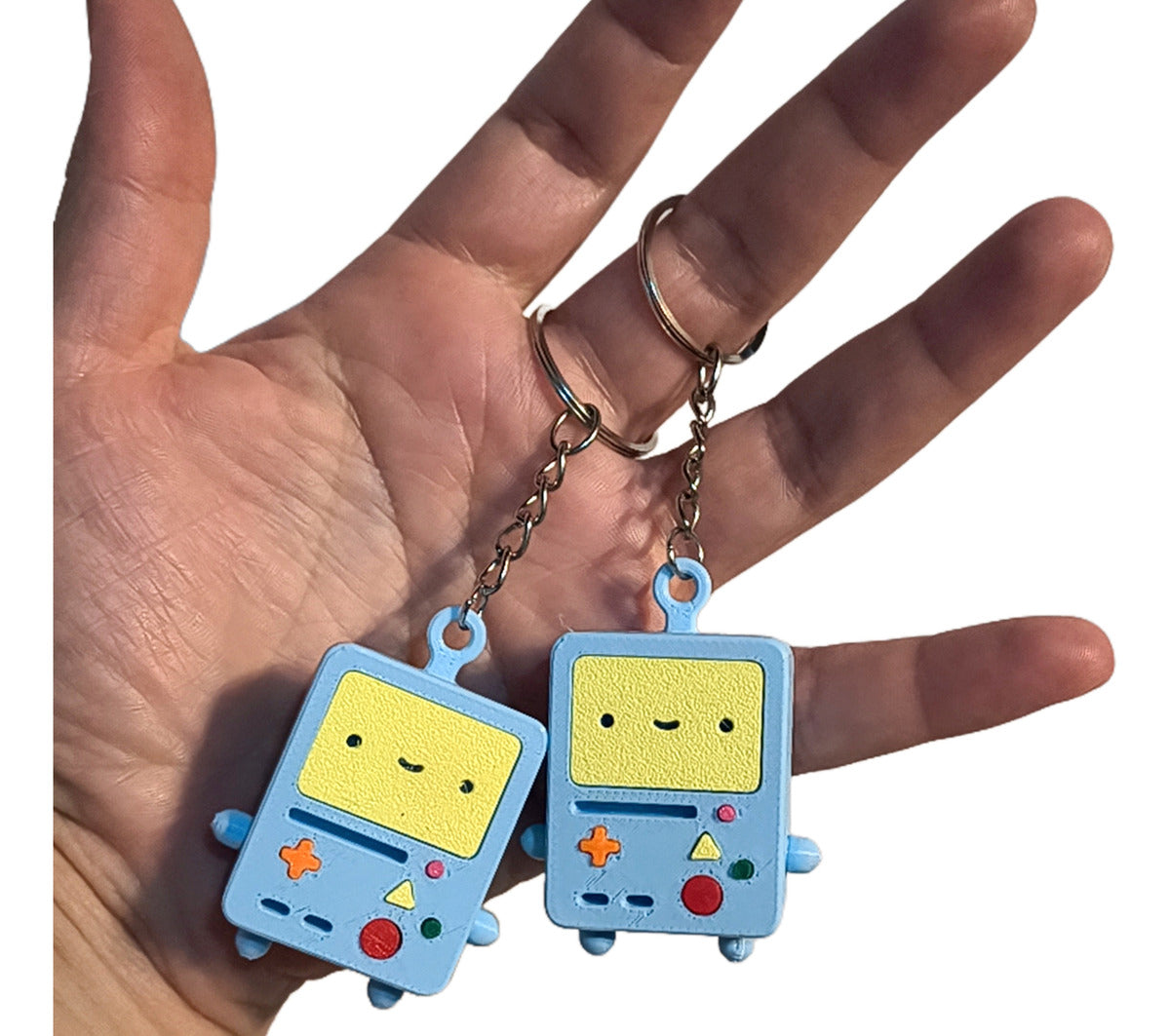 Bmo Adventure Time Keychain Multi-color 3d Print Premium