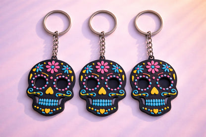 Mexican Skull Keychain - Kit 5 Units