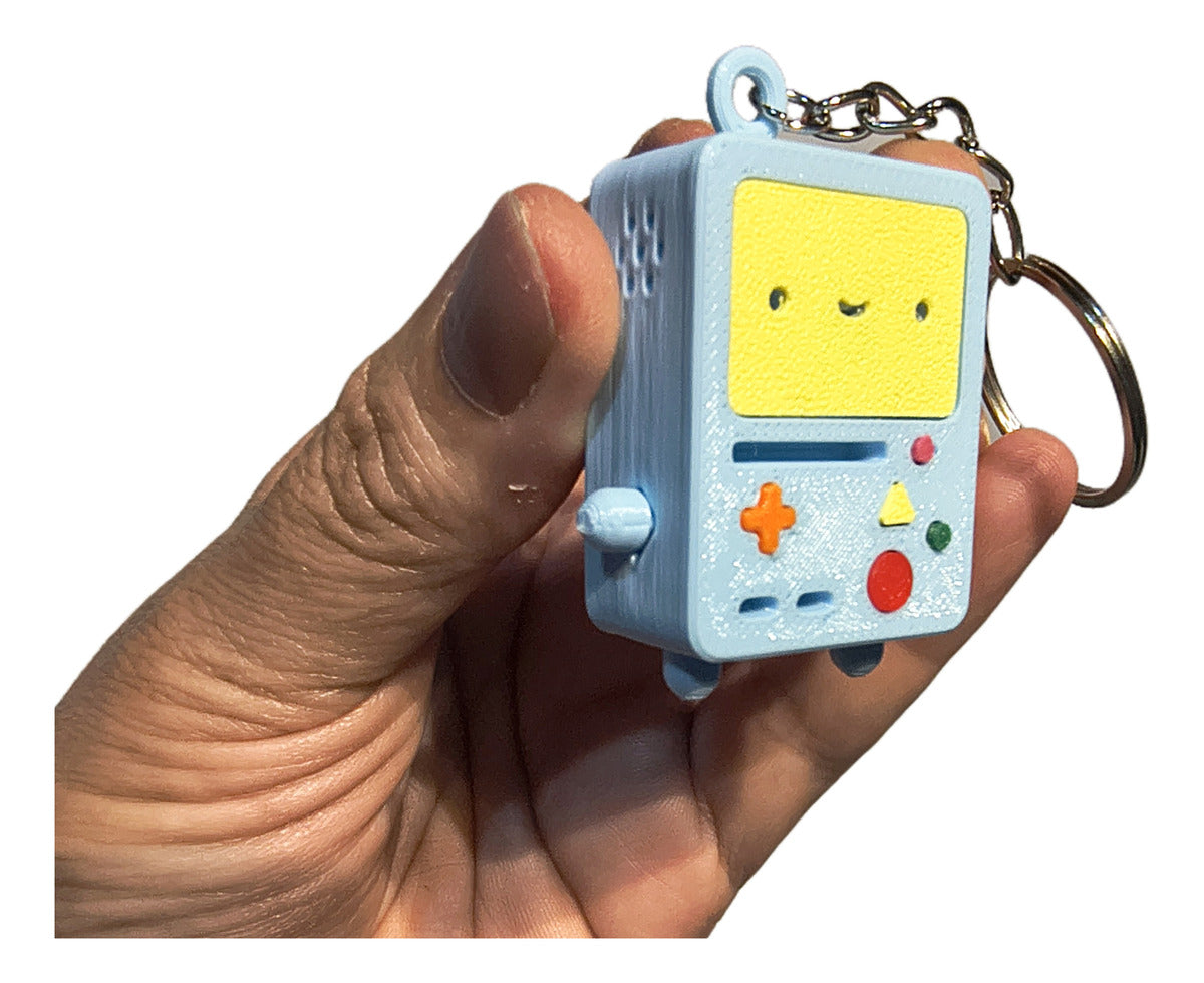 Bmo Adventure Time Keychain Multi-color 3d Print Premium