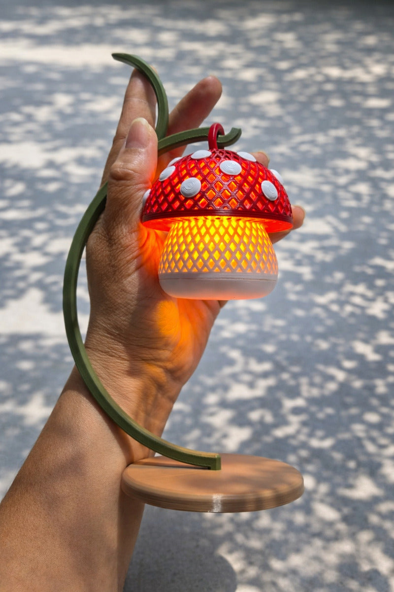 Handmade Mushroom LED Decorative Lamp with Bulb