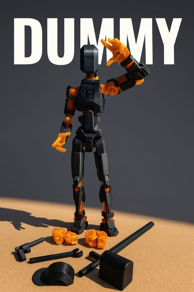 Boneco Dummy 13 Gigante Kit 3 Articulado 3d Figura De Açao