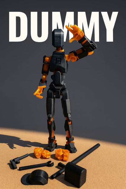 Boneco Dummy 13 Gigante Kit 3 Articulado 3d Figura De Açao