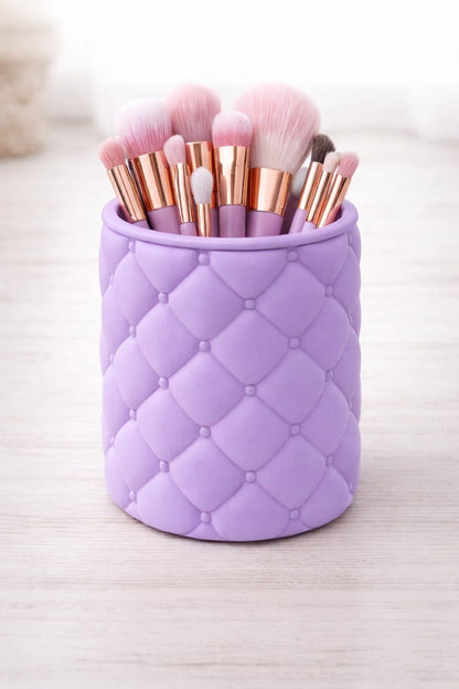 Kit 2 Porta Objeto Decorativo Rosa Em 3d Desenho De Almofada