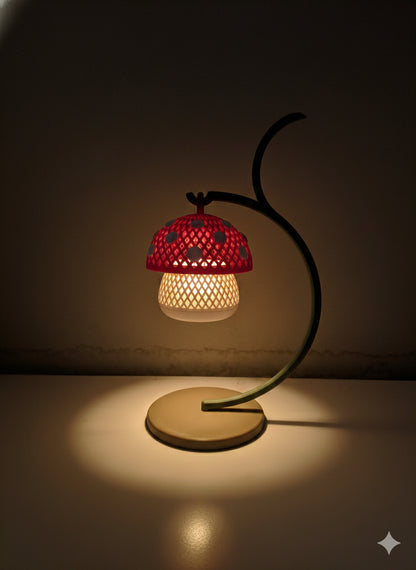 Handmade Mushroom LED Decorative Lamp with Bulb