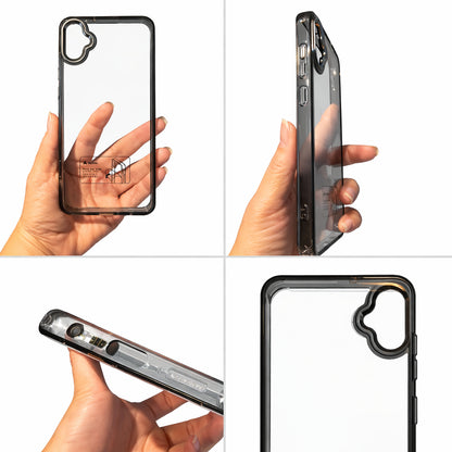 Capinha Case Galaxy A05 Transparente Cores Váriadas
