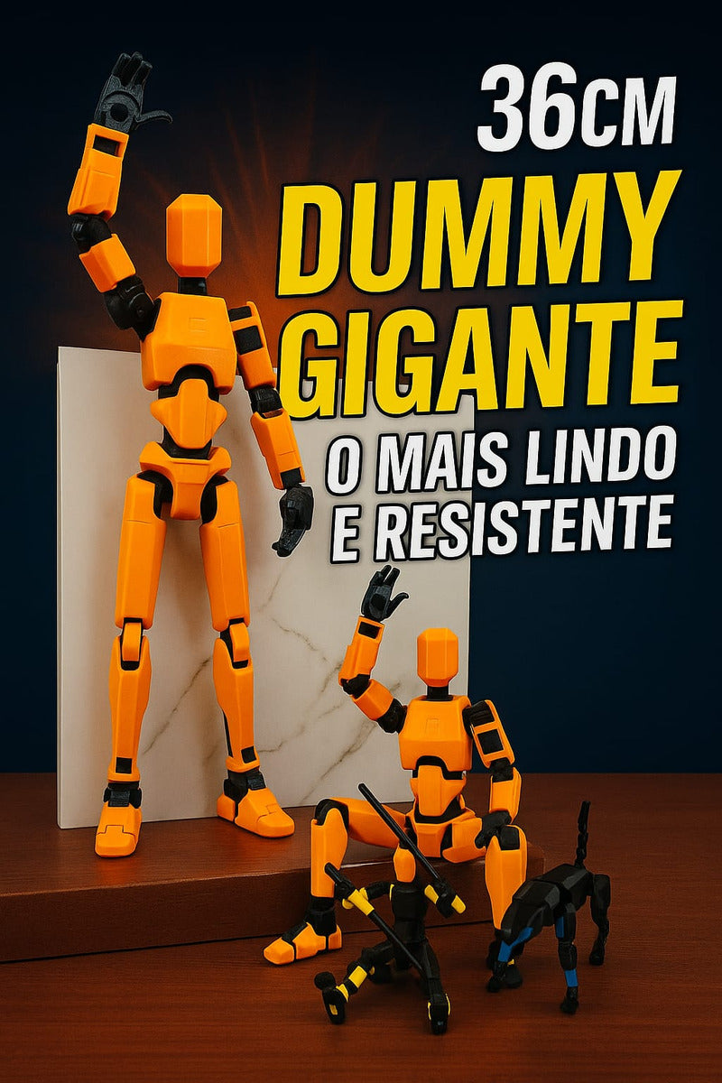 Boneco Dummy 13 Gigante Kit 3 Articulado 3d Figura De Açao