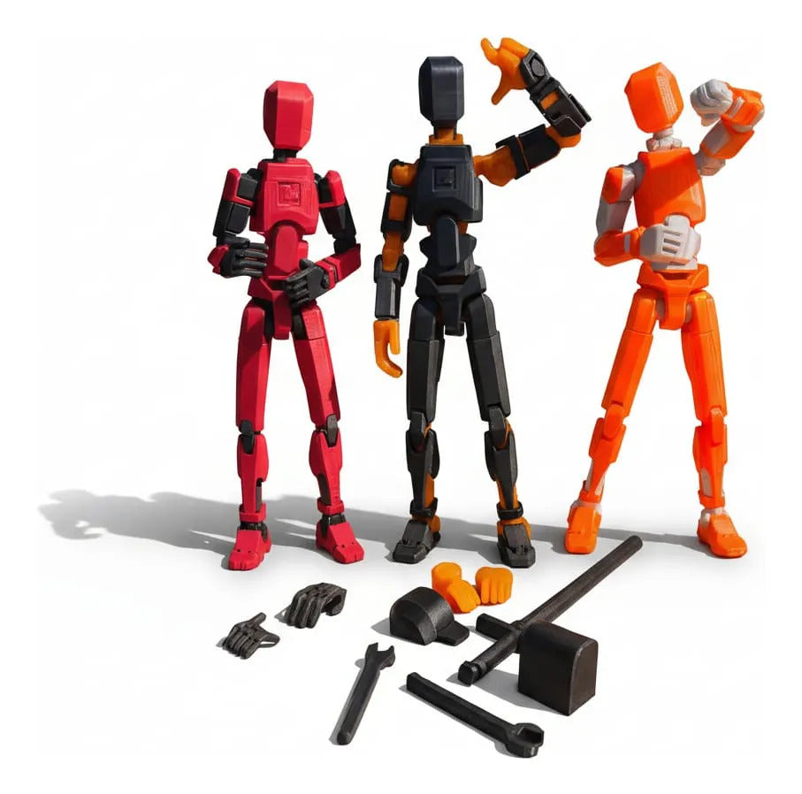 Boneco Dummy 13 Gigante Kit 3 Articulado 3d Figura De Açao