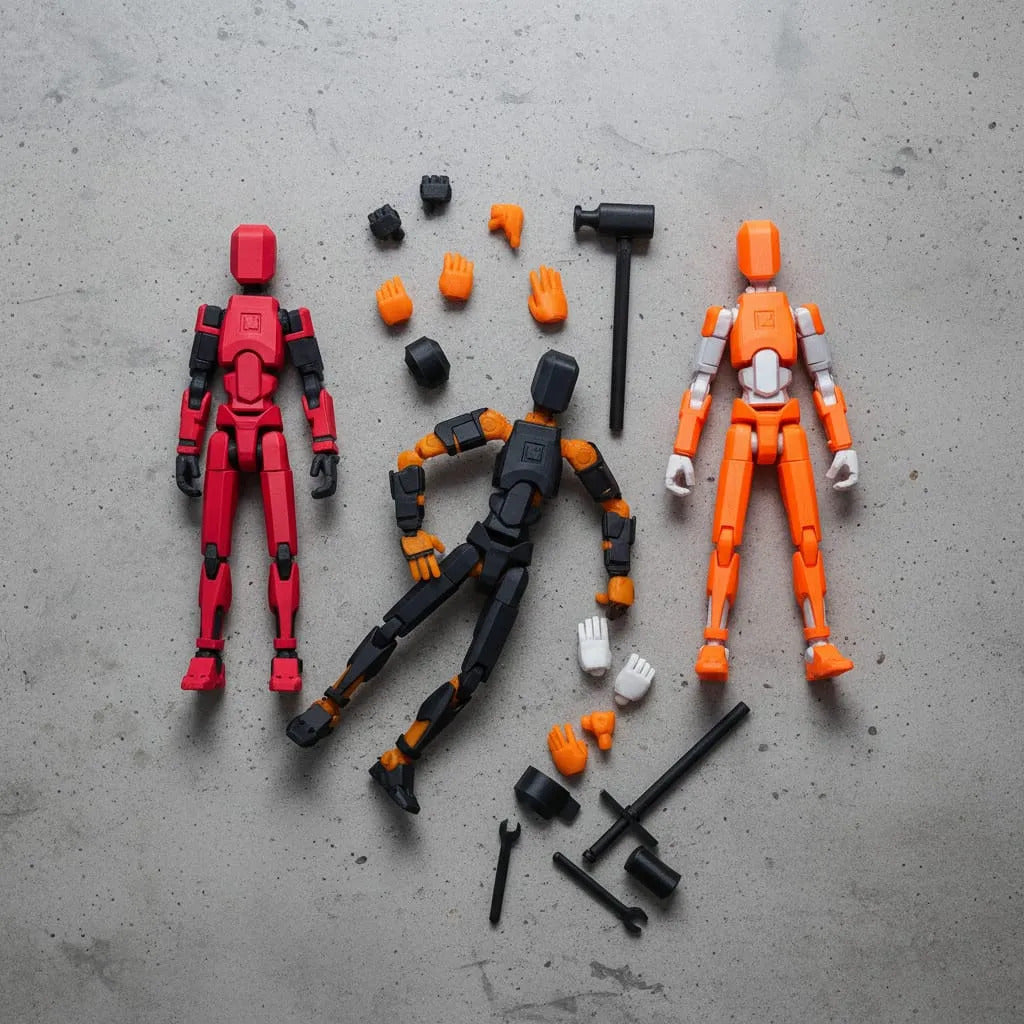 Boneco Dummy 13 Gigante Kit 3 Articulado 3d Figura De Açao