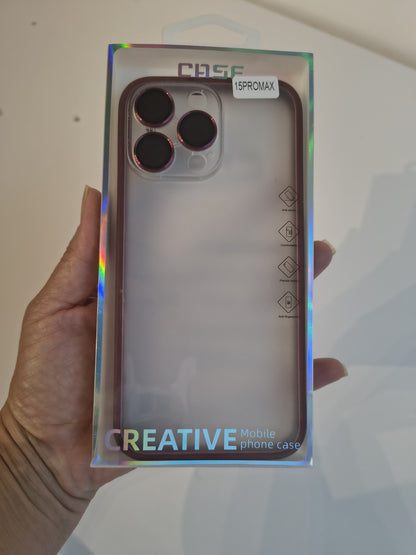 Capinha Compatível  iPhone 15 Pro Max Com Proteção De Câmera