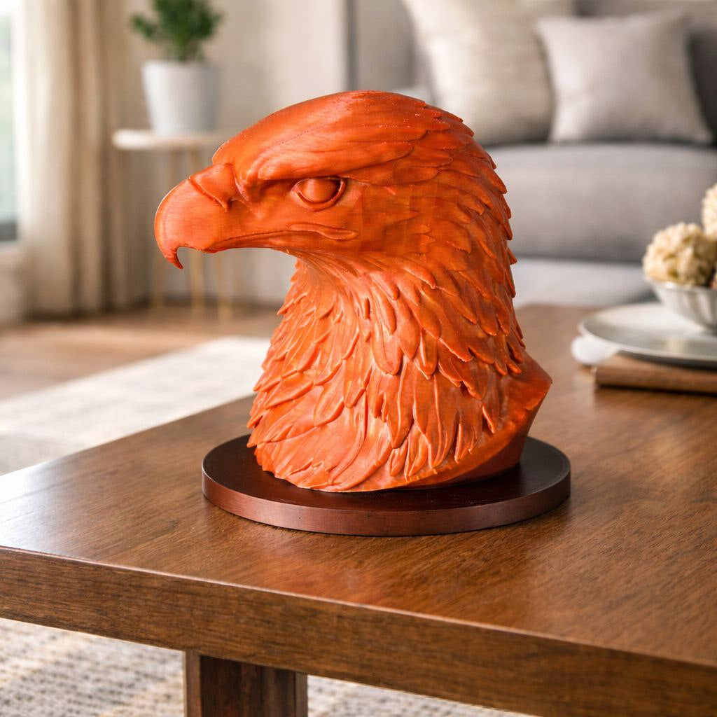 Escultura Águia Decorativa Mesa Impressão 3d Pla Premium