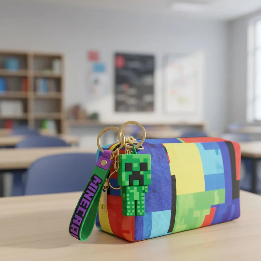 Minecraft 3D Rubber Keychain Kit 5x3