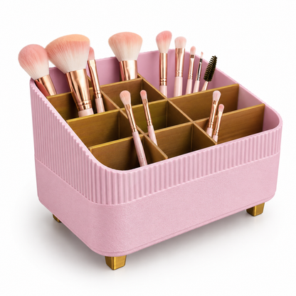Organizador Multifuncional Nude com Divisórias 🤍✨