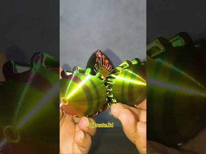 Bola Giratória 3D Transformável – Efeito Hipnotizante ✨