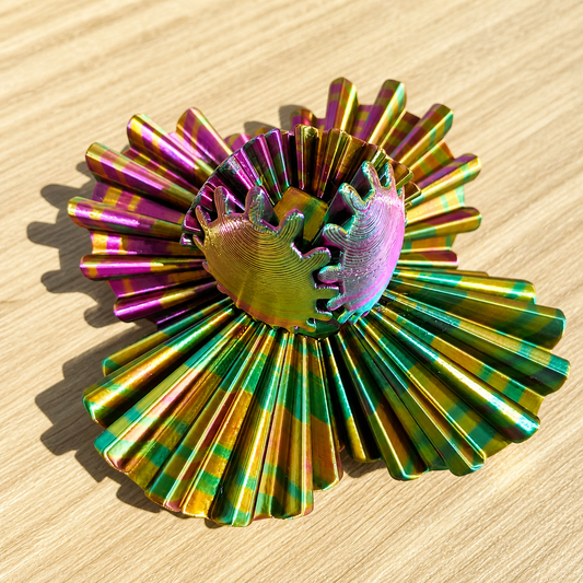 Bola Giratória 3D Transformável – Efeito Hipnotizante ✨