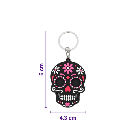 Chaveiro Caveira Mexicana -  1 Unidade