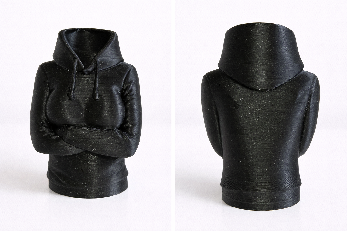 Porta-canetas E Porta-objetos De Mesa Design Moleton feminino preto