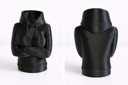 Porta-canetas E Porta-objetos De Mesa Design Moleton feminino preto